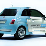 Hypotheek House auto - fiat 500 zij-achter